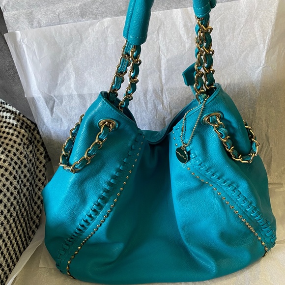 Big Buddha Teal Summer Purse - Picture 15 of 16